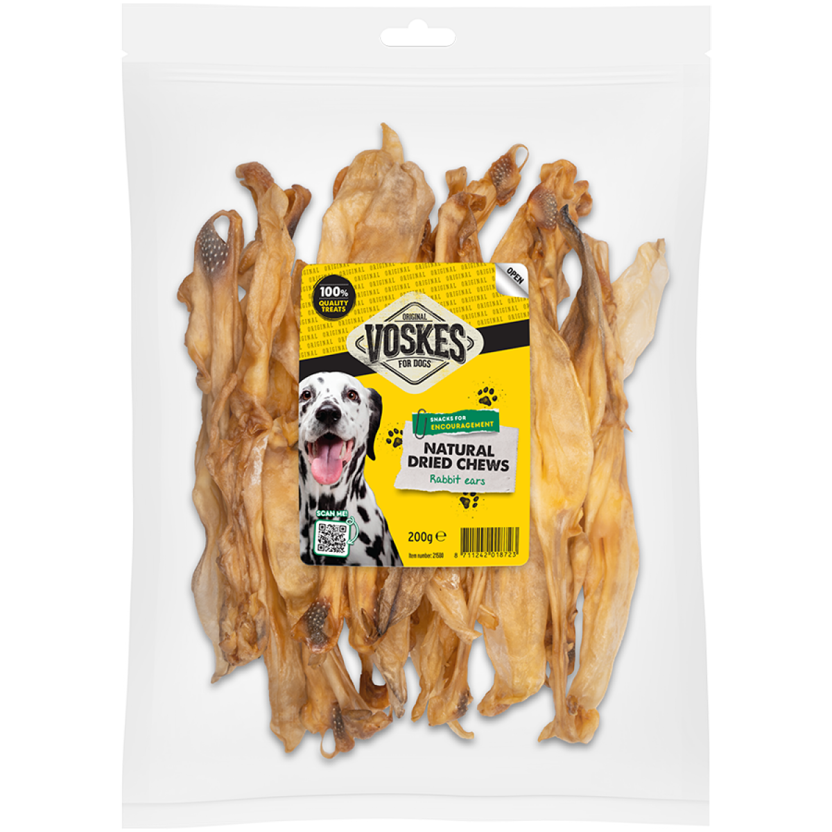 Voskes konijnenoren 200gr, 200 g, EAN 8711242018723