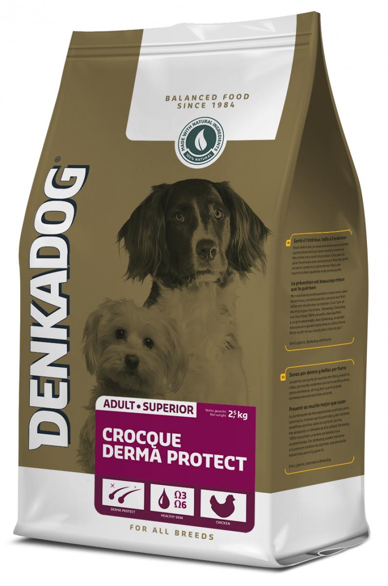 Denkadog Crocque Derma Protect – 2,5 kg hondenvoer verpakking