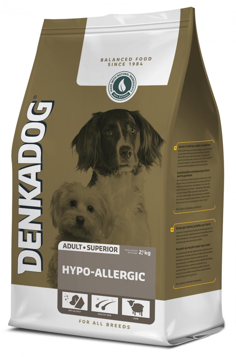 Denkadog Hypo-Allergic – 2,5 kg hondenvoer verpakking