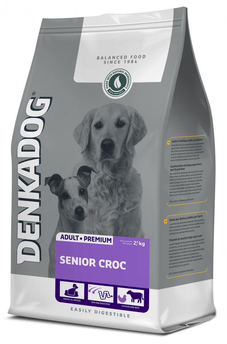 Denkadog Senior Croc – 12,5 kg hondenvoer verpakking