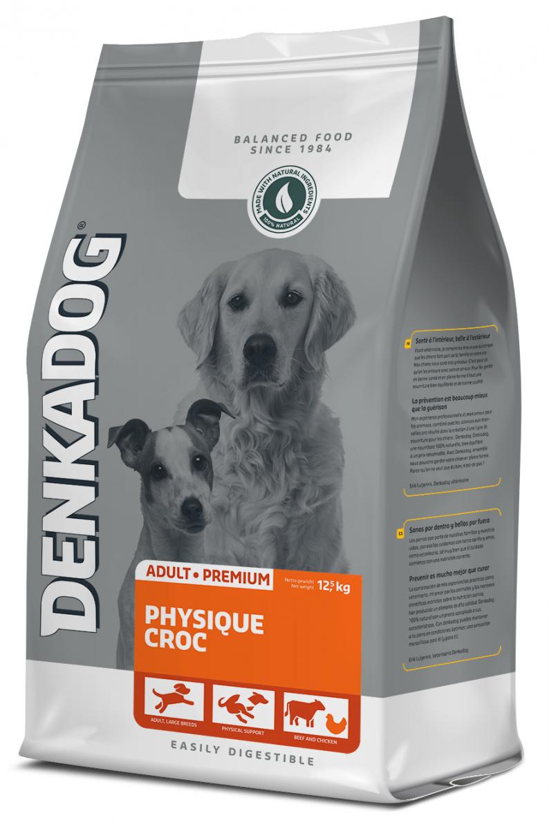 Denkadog Physique Croc – 12,5 kg hondenvoer verpakking