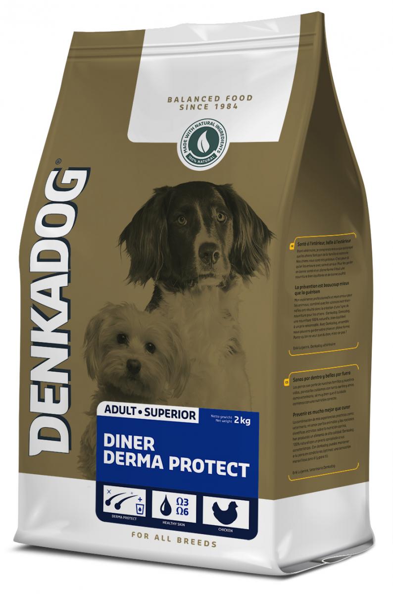 Denkadog Diner Derma Protect – 10 kg hondenvoer verpakking