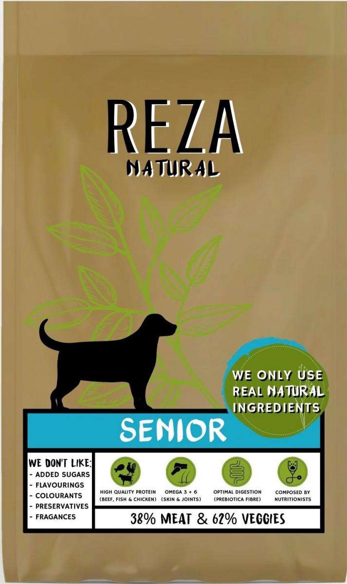 Verpakking Reza Natural Senior Hondenvoer 12 kg