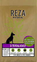 Verpakking Reza Natural Sterilised Hondenvoer 12 kg