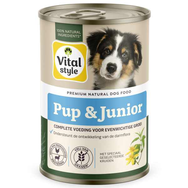 VITALstyle Pup/Junior natvoer – 400 g verpakking