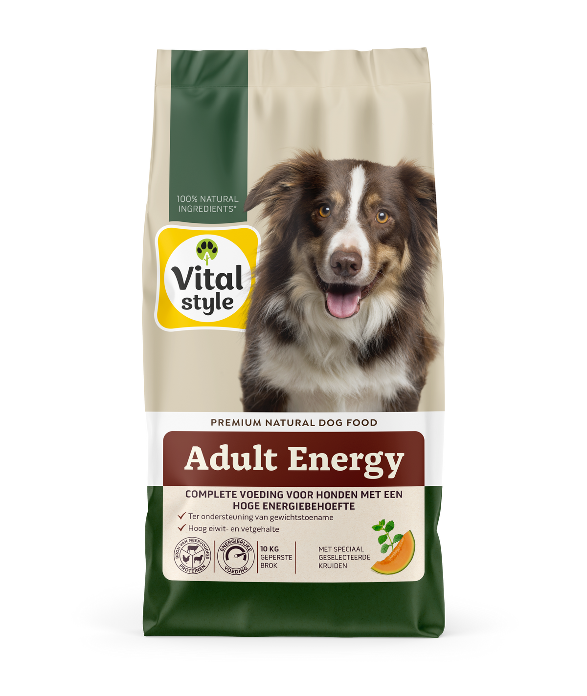 VITALstyle Adult Energie hondenvoer – 10 kg verpakking