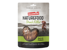 Rosewood Naturefood Steak Filet eend voor honden, 100 g