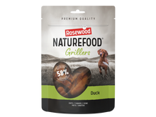 Rosewood Naturefood Grillers eend voor honden, 100 g