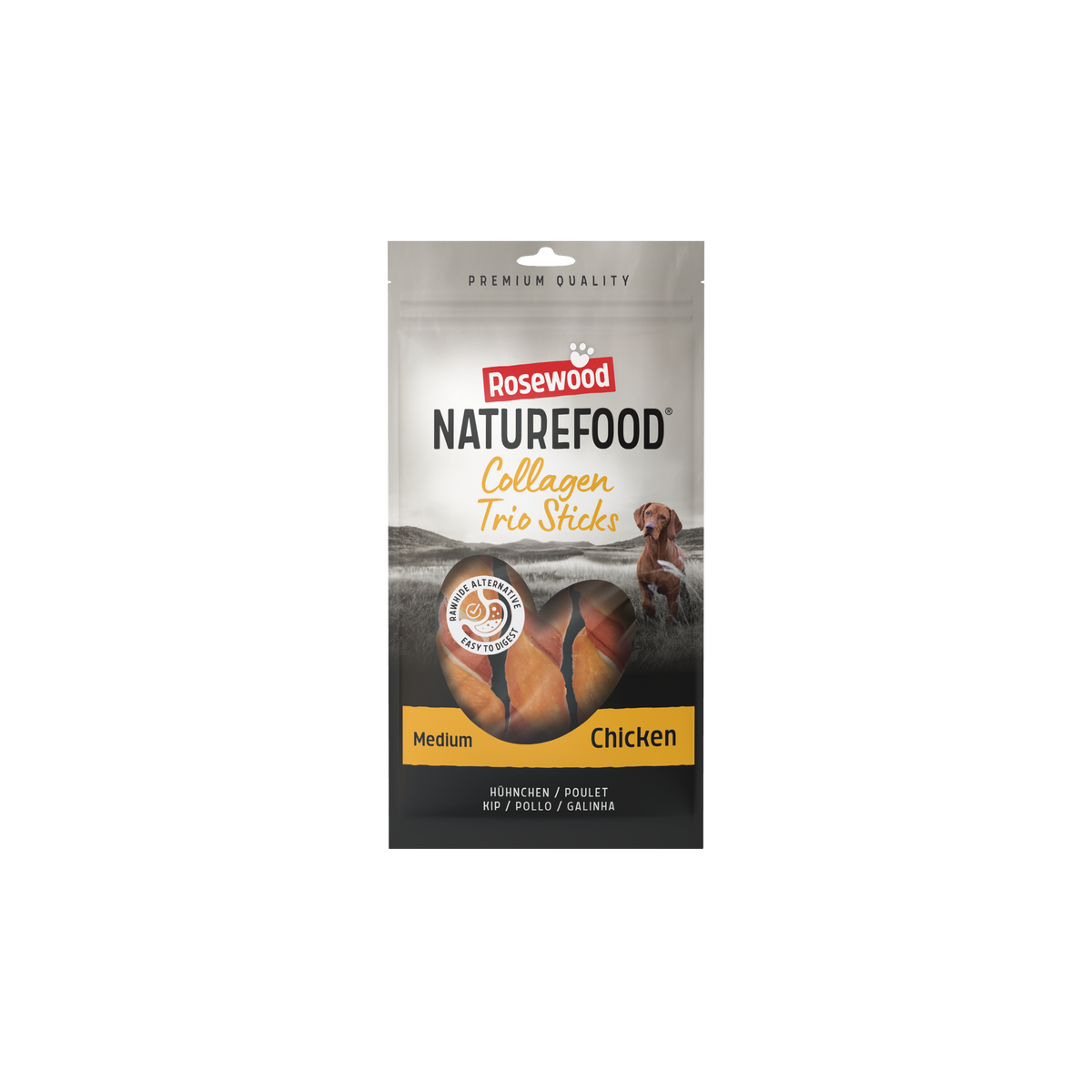 Rosewood Naturefood Collagen Trios Chicken M voor honden, 90 g