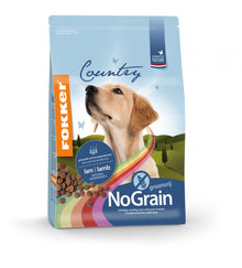 Fokker Country Dog NoGrain Lam Graanvrij Hondenvoer 13 kg