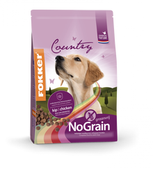 Fokker Country Dog NoGrain Kip Graanvrij Hondenvoer 13 kg
