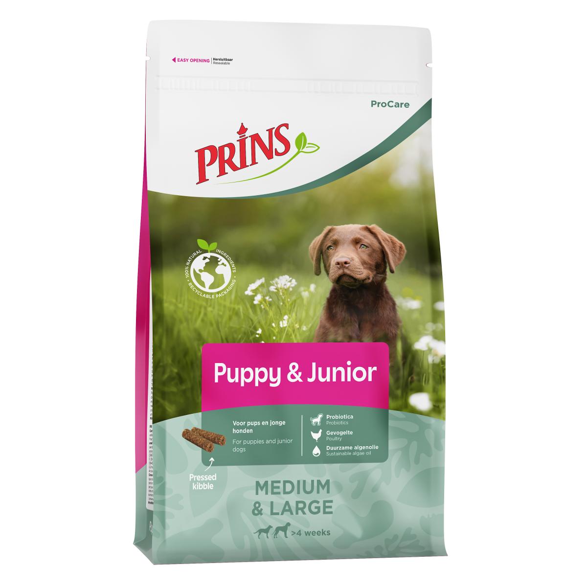 Verpakking Prins ProCare Puppy & Junior hondenvoer, 3 kg