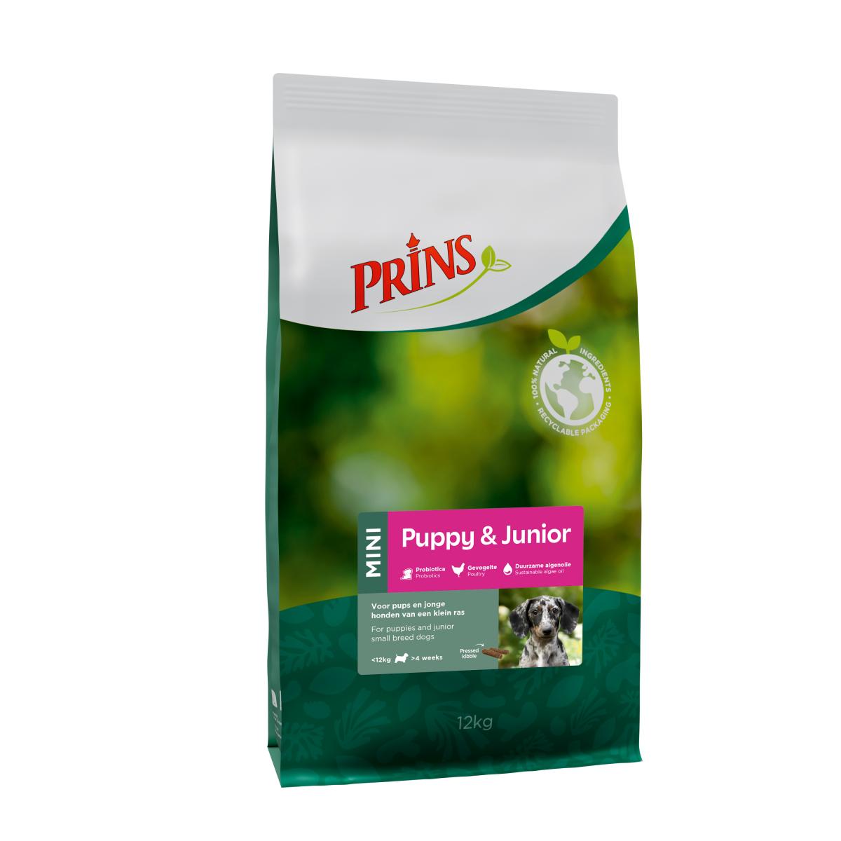 Verpakking Prins ProCare Mini Puppy & Junior hondenvoer, 12 kg