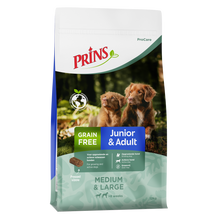 Verpakking Prins ProCare Grainfree Junior & Adult hondenvoer, 12 kg