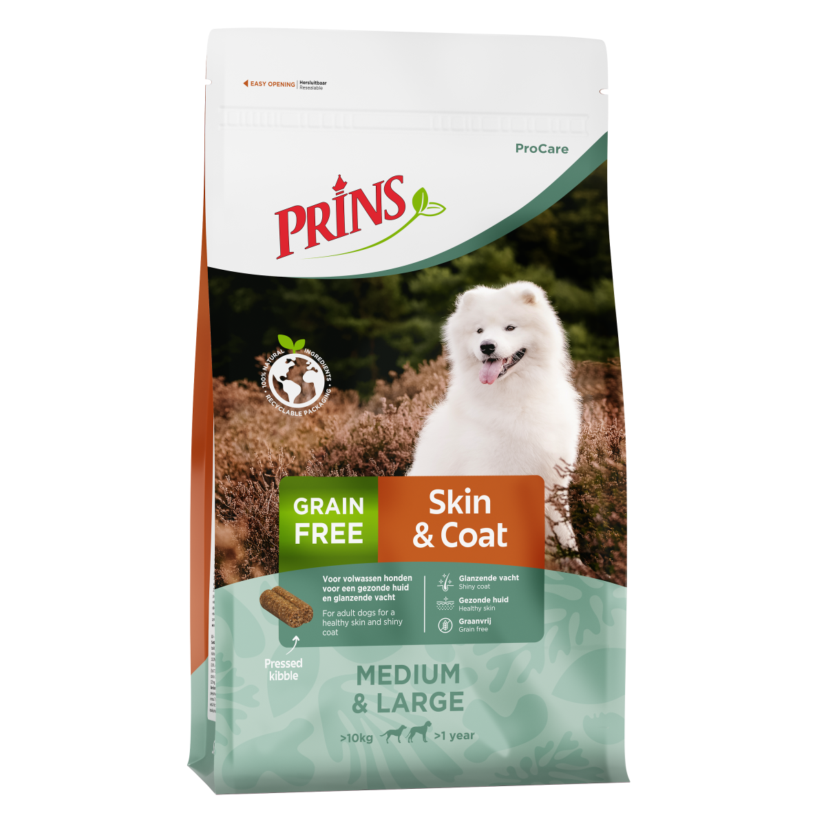 Verpakking Prins ProCare Grainfree Skin & Coat hondenvoer, 3 kg