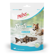 Verpakking Prins Treats Zalm Mini hondensnack, 120 g