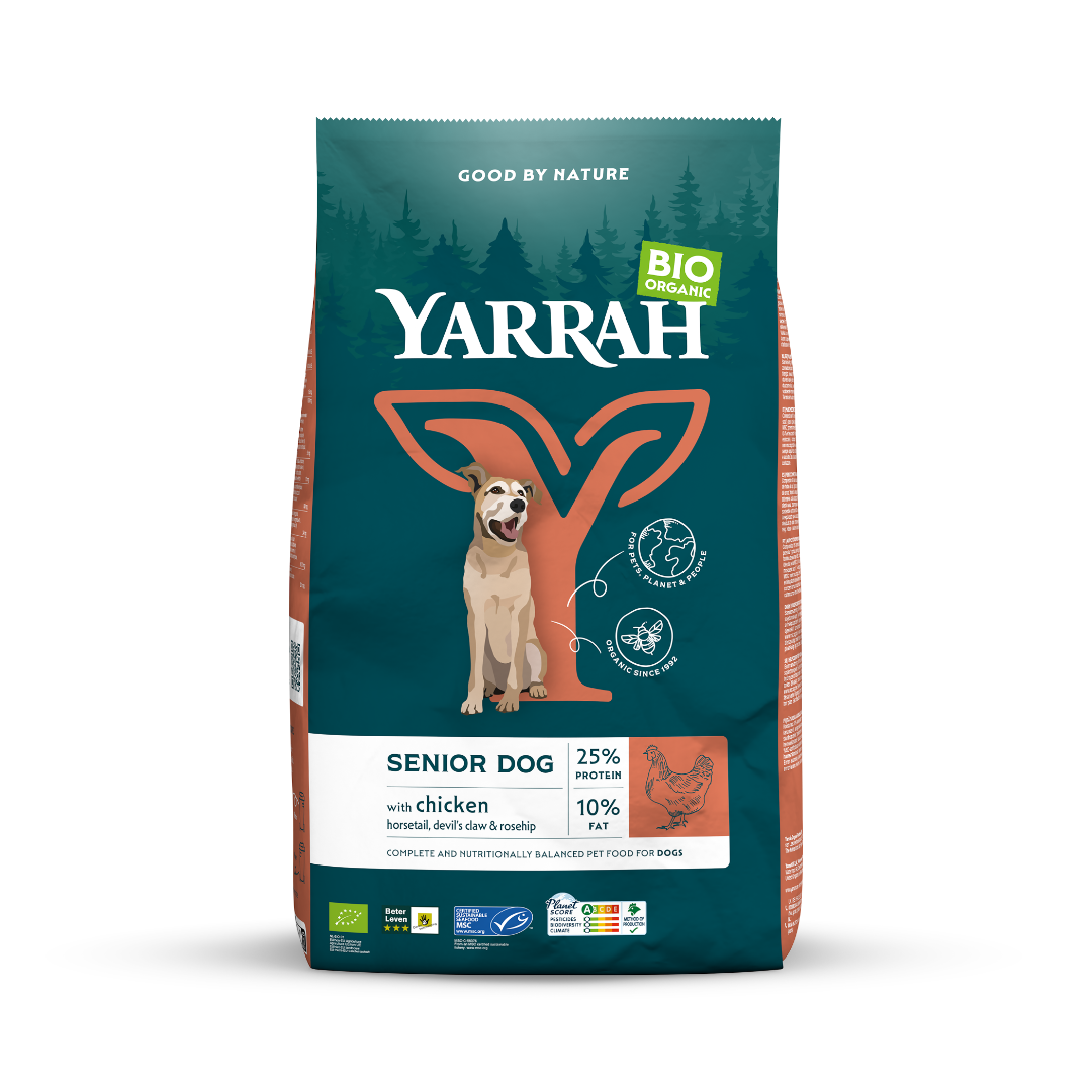 Yarrah Bio Senior Kip droogvoer – 2 kg verpakking