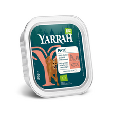 Yarrah Bio paté kip en zalm, graanvrij – 150 g verpakking