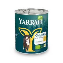 Yarrah Bio brokjes in saus kip – 820 g verpakking