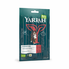 Yarrah Bio kauwstick Rund – 33 g verpakking