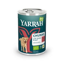 Yarrah Bio brokjes in saus rund – 405 g verpakking