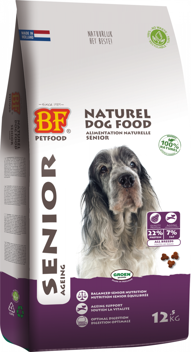 Verpakking Biofood senior souplesse 12,5 kg