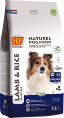Verpakking Biofood lam&rijst 12,5 kg