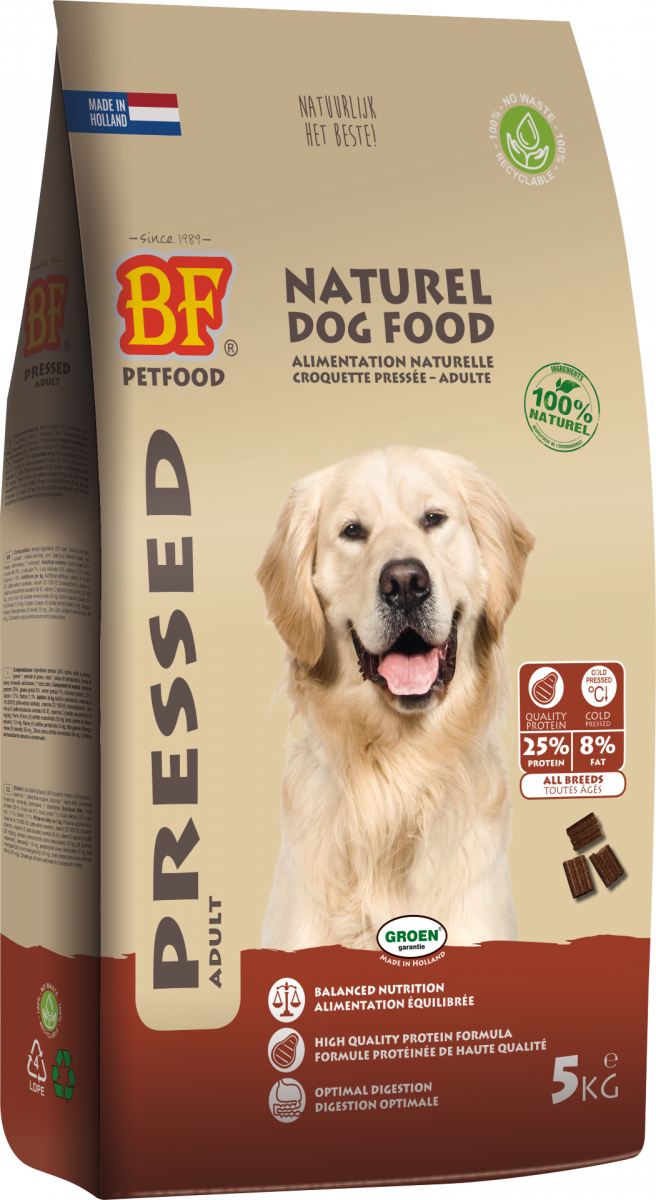 Verpakking Biofood geperst adult 5 kg