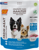 Verpakking Biofood vleesvoeding compleet kip&lam zak 7x90 g