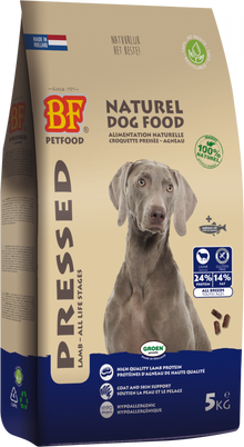 Verpakking Biofood geperst lam 5 kg