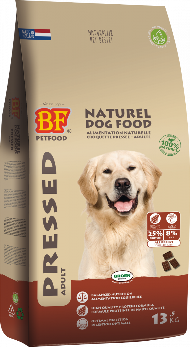 Verpakking Biofood geperst adult 13,5 kg
