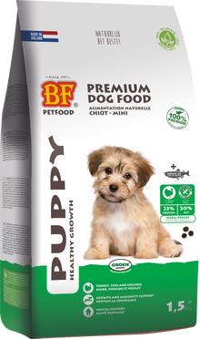 Verpakking Biofood puppy small breed 1,5 kg