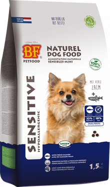 Verpakking Biofood sensitive small breed 1,5 kg