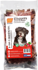 Verpakking Biofood 3in1 koekjes cranberry mini 200 g
