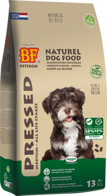 Verpakking Biofood geperst medium van puppy tot senior 13,5 kg