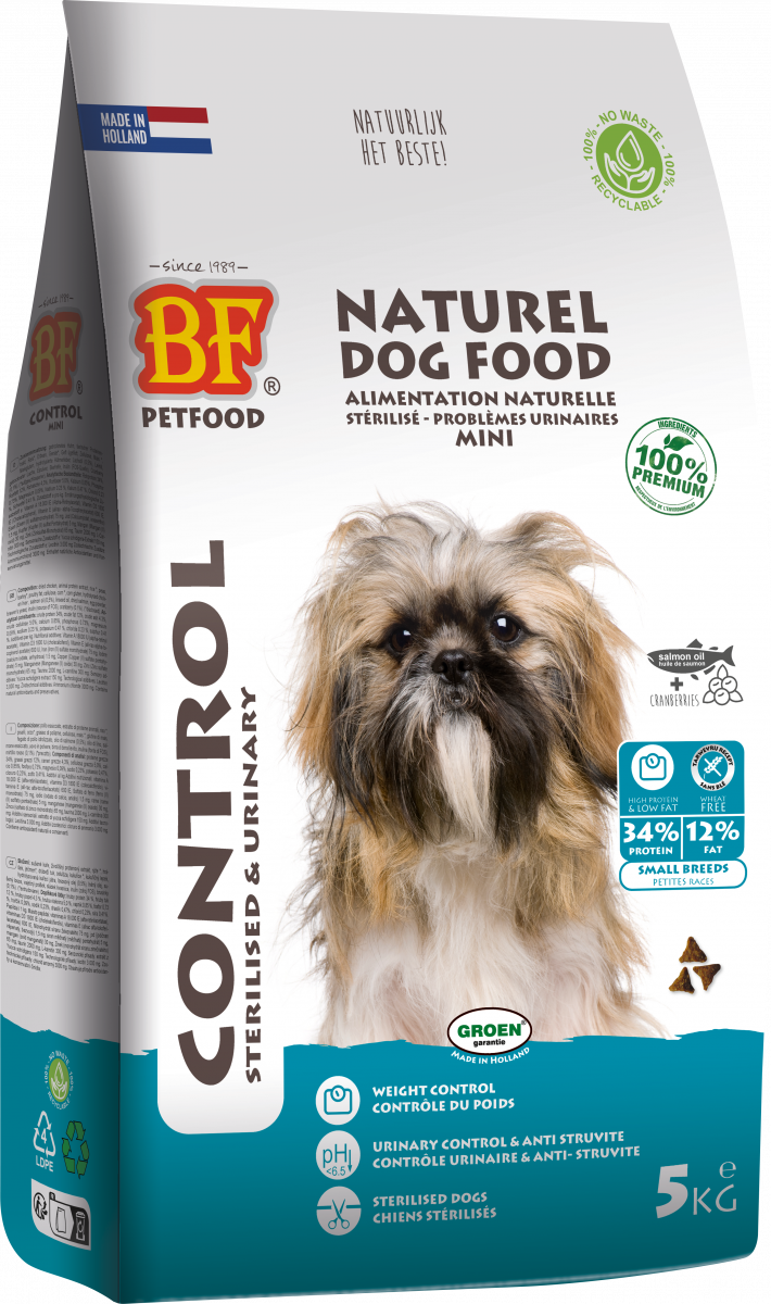 Verpakking Biofood control small breed 5 kg