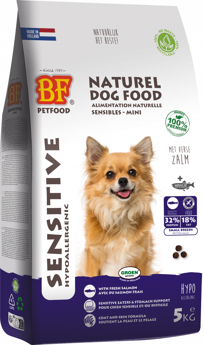 Verpakking Biofood sensitive small breed 5 kg