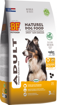 Verpakking Biofood adult kalkoen graanvrij 3 kg