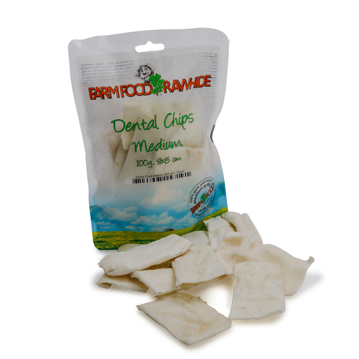 Farm Food Rawhide Dental Chips Medium – 100 g – productverpakking