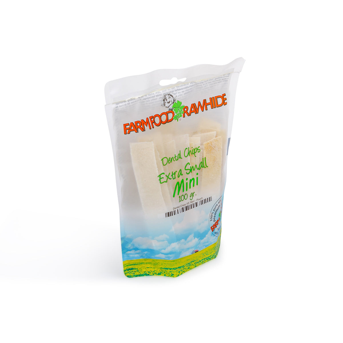 Farm Food Rawhide Dental Chips Mini – 100 g – productverpakking
