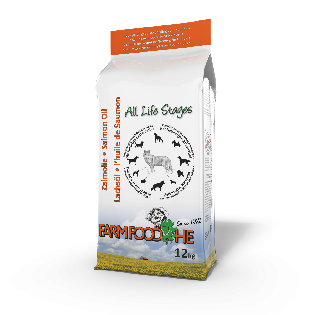 Farm Food HE Schotse Zalmolie – 12 kg – productverpakking