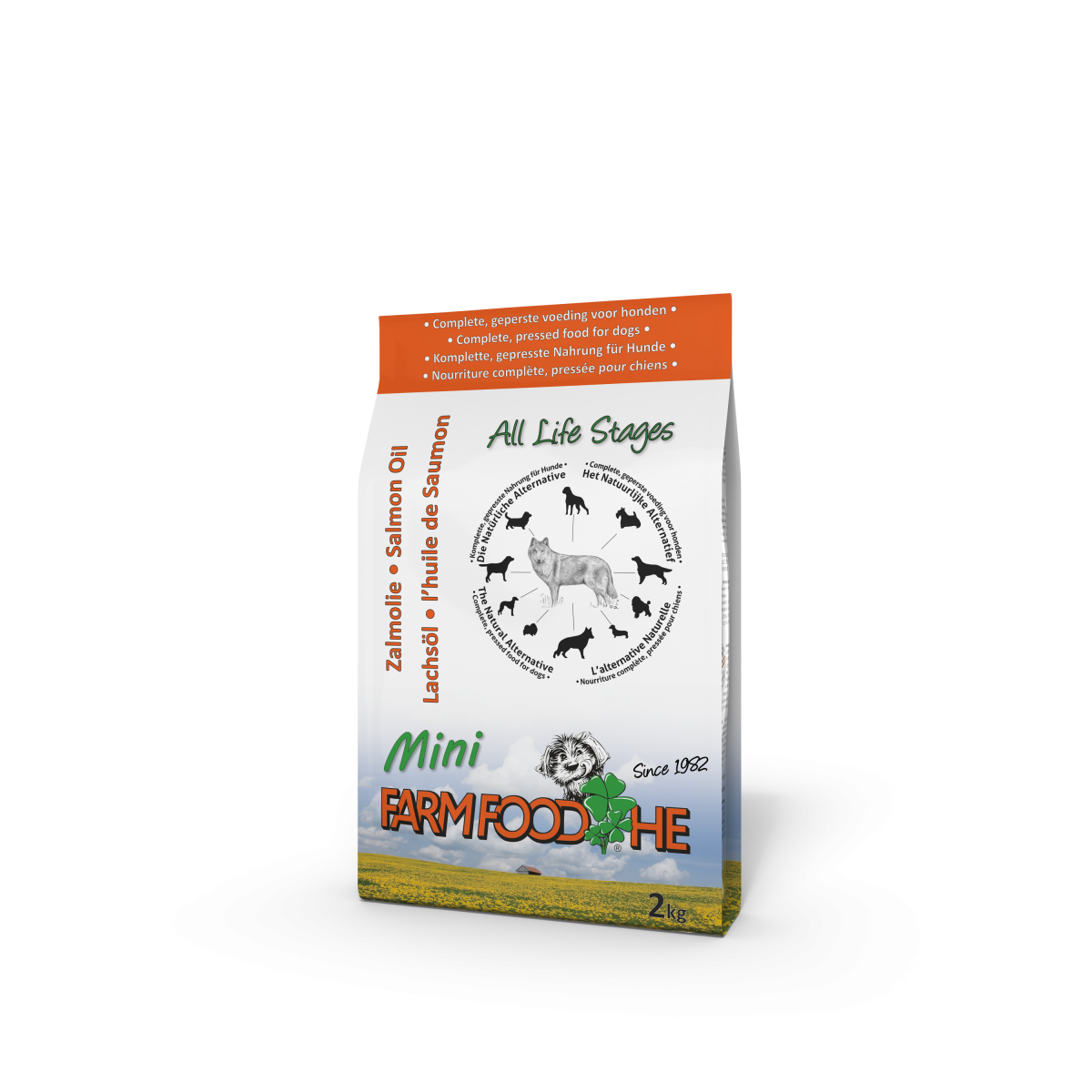 Farm Food HE Schotse Zalmolie Mini – 2 kg – productverpakking