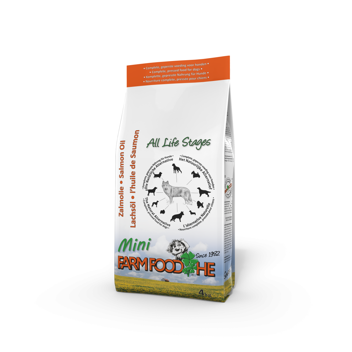 Farm Food HE Schotse Zalmolie Mini – 4 kg – productverpakking