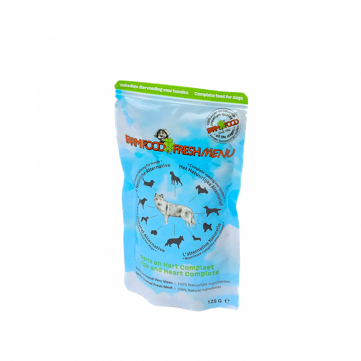 Farm Food Fresh Menu Pens & Hart Compleet – 125 g – productverpakking