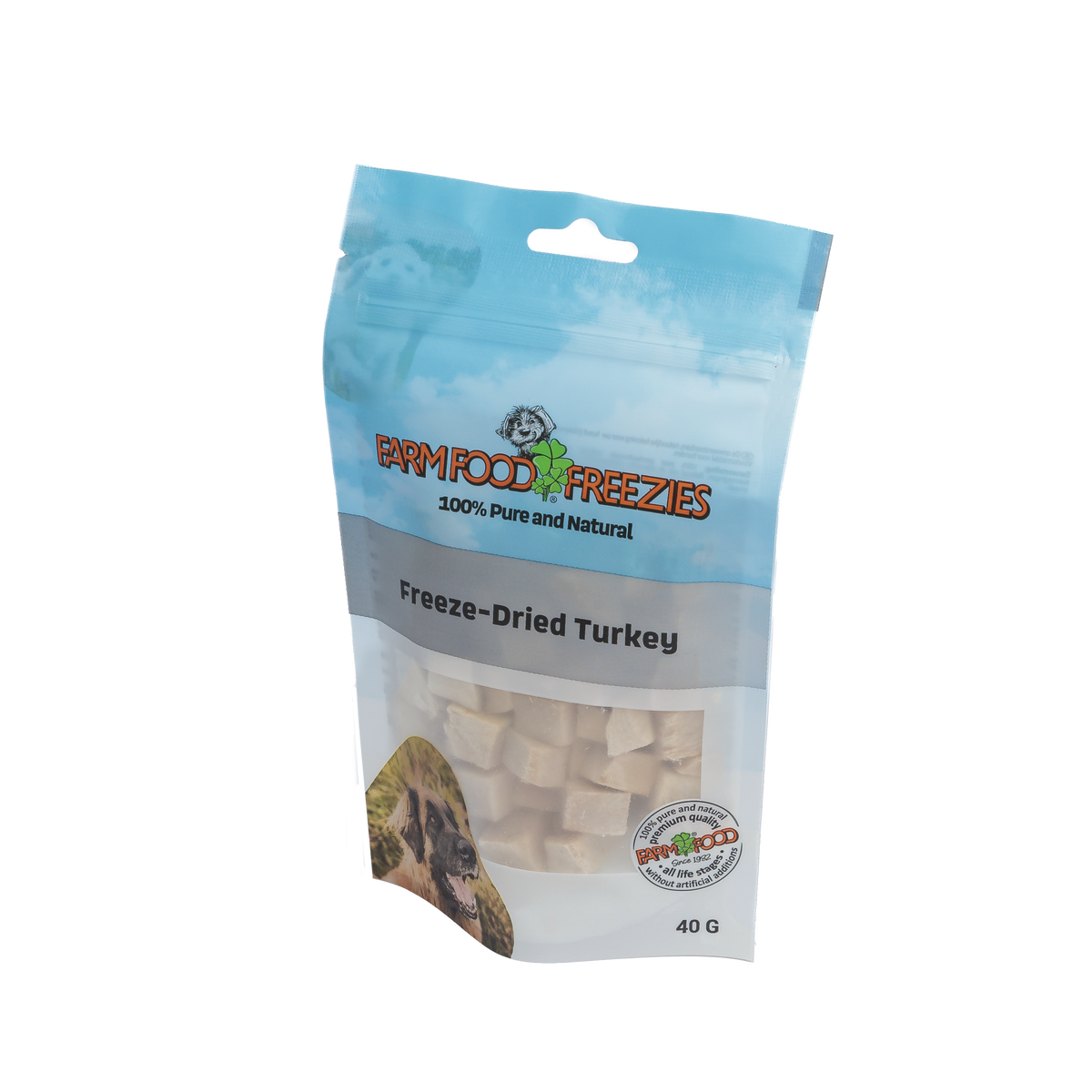 Farm Food Freezies Kalkoen – 40 g – productverpakking