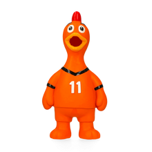 Oranje WK Premium Latex Kip hondenspeeltje