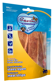 Renske Vlees Repen Kip hondensnack 100 g