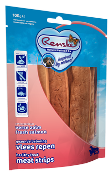 Renske Vlees Repen Zalm hondensnack 100 g