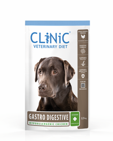 CLiNiC Veterinary Diet Gastro Digestive Kip – 2,5 kg hondenvoer verpakking