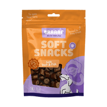 Braaaf Eend & Vis Sushi 85 g – Braaaf hondensnack verpakking